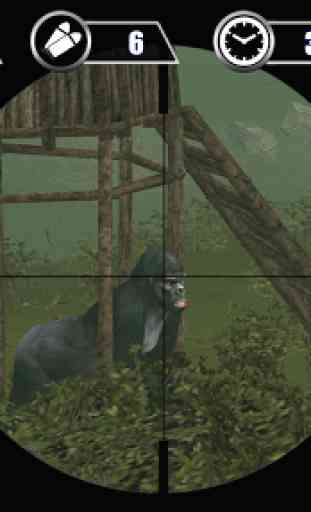 jeu de chasseur de gorilles: tir de tireurs d'élit 2