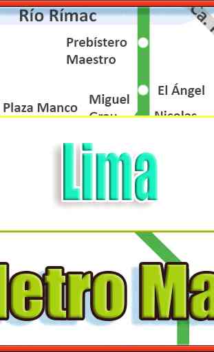 Lima Peru Metro Map Offline 1