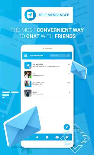 Lite Messenger Tele: Appels gratuits & Chat 1