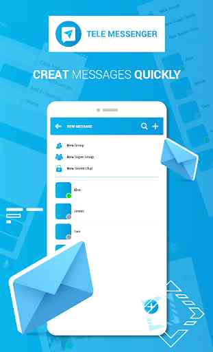 Lite Messenger Tele: Appels gratuits & Chat 2