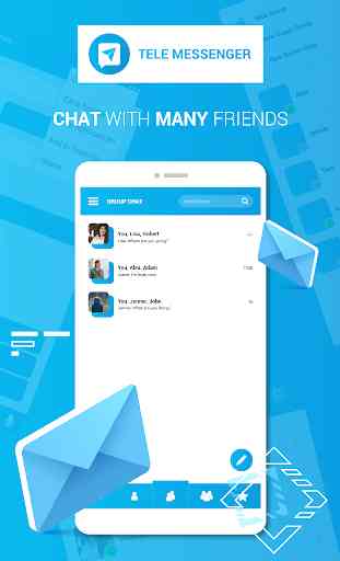 Lite Messenger Tele: Appels gratuits & Chat 3