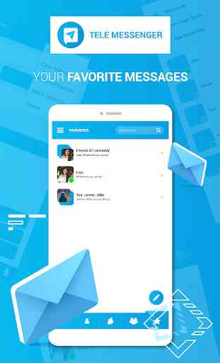 Lite Messenger Tele: Appels gratuits & Chat 4
