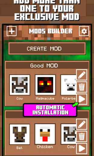 Mods Builder pour Minecraft PE 3