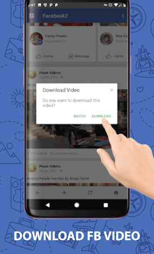 Multi compte et téléchargement vidéo pour Facebook 4