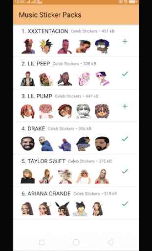 Music WAStickerApps : Stickers for Whatsapp 1