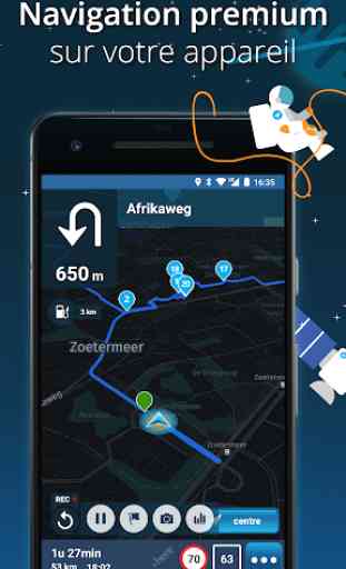 MyRoute-app Navigation: éditer route & navigation 1