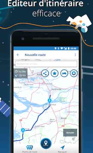 MyRoute-app Navigation: éditer route & navigation 2