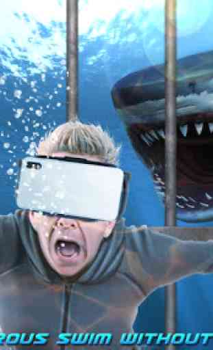 Nager Requins Dans Cage Simulateur VR 1