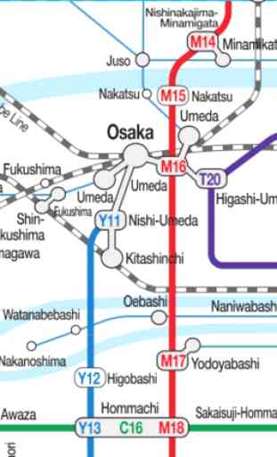 Osaka Metro (Offline Map) 3