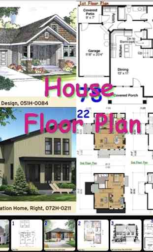 Plan d'étage de la maison 1