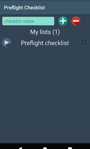 PreFlight Checklist 1