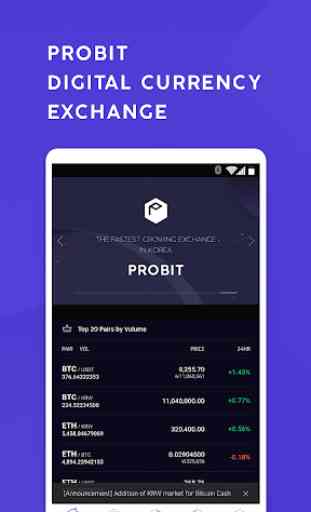 ProBit Global: Mobile Crypto Trading Exchange 2