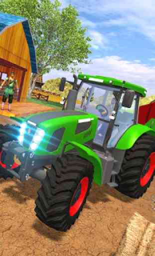Real Tractor Drive Cargo 3D: New tractor game 2020 2