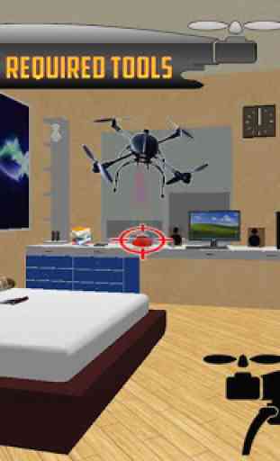 Simulateur de drone intérieur 1
