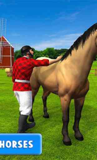 spectacle cheval monté jeu 3D: saut à cheval 2019 1