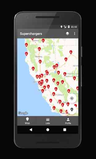 Superchargers for Tesla, incl destination chargers 2