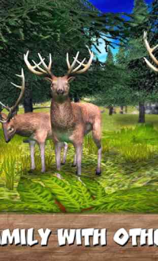 Survie de forêt sauvage: Simulateur animal 3