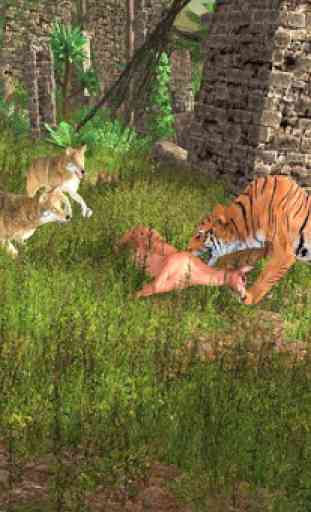 tigre sauvage vs gorille bigfoot 3