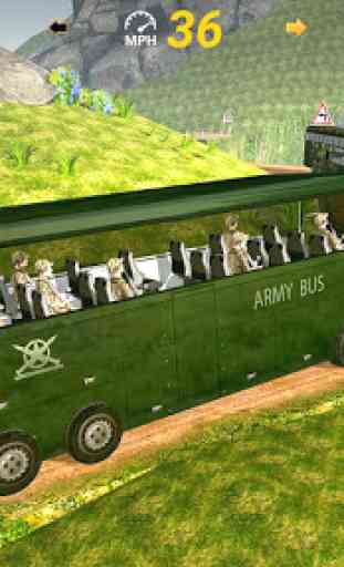 transport de bus de l'armée devoir 2019 - Army Bus 4