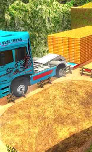 Transport routier de camion d'or de montée 4