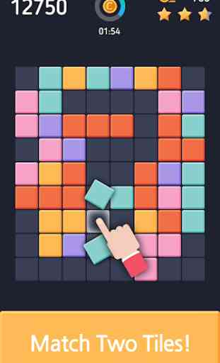 Two Tiles: Cross match puzzle 1
