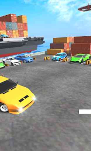 voiture parking et navire sim - jeux de voiture 1