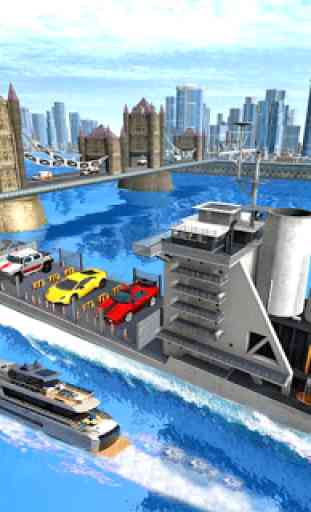 voiture parking et navire sim - jeux de voiture 4