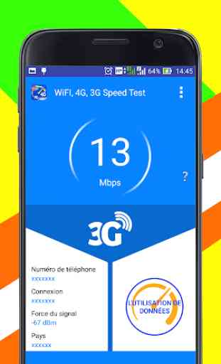 WiFi, 5G, 4G, 3G Speed Test - Cellular Speed Check 3