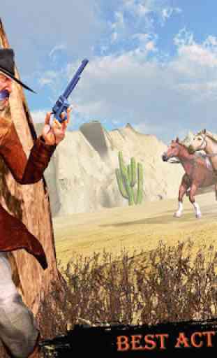Wild West Gun War: Queues d'aventures de cow-boys 3