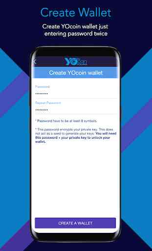 YOcoin wallet, beta version 2