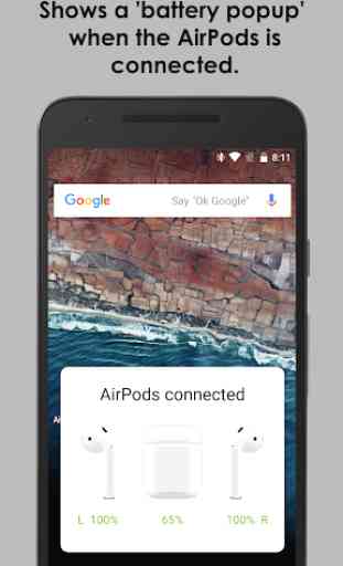 AirBuds Popup Free - airpod battery app 1
