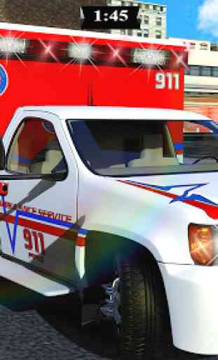 ambulance d'urgence rescues-survival city sim 2019 1