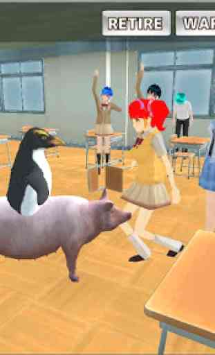 Animal School Simulator. girls and animal life 3