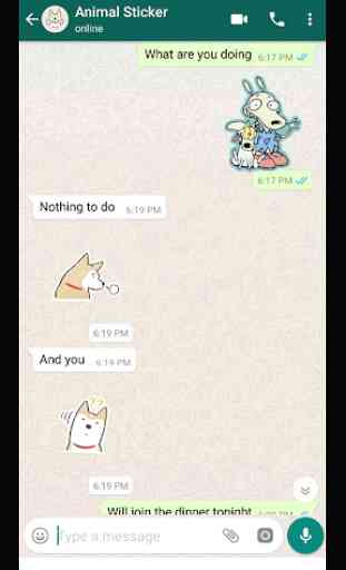 Animal Stickers for WhatsApp 3