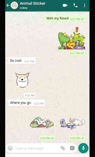 Animal Stickers for WhatsApp 4