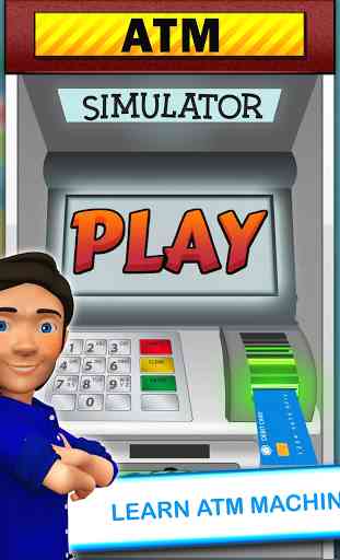 ATM Machine Simulator - Jeu Virtual Bank ATM 1