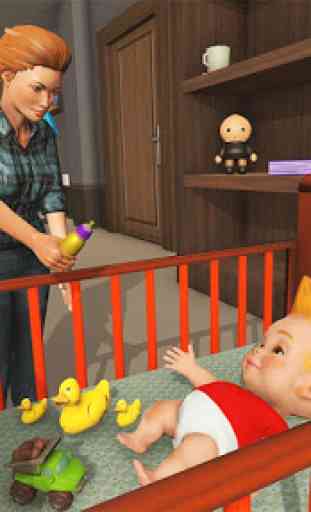 baby-sitter virtuelle nouveau-né bébé heureux jeux 2