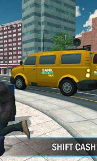 Bank Cash Security Van Sim: Jeux de transfert d'ar 1