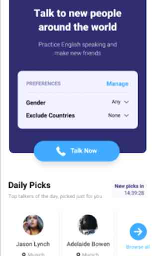 Buddytalk: Application de voix sociale 4