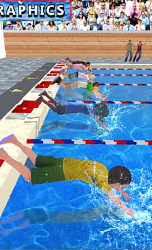 Championnat d'eau de natation pour enfants 2