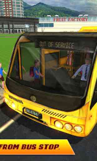 City High School Bus 2018: simulateur de conduite 1