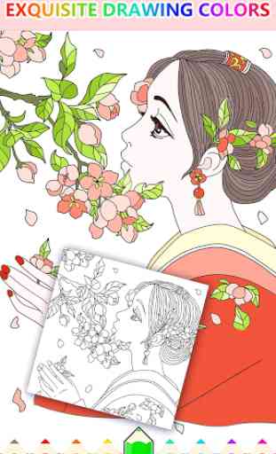 Cute Girl Coloring Pages 2