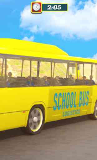 École Autobus Hors route Chauffeur Simulateur 3