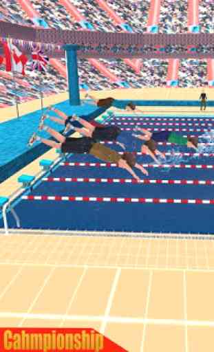 enfants piscine championnat de course de l'eau 3