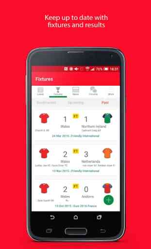 Fan App for Wales Football 1