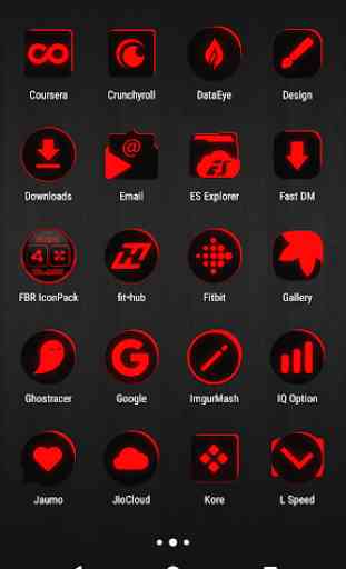 Flat Black and Red Icon Pack ✨Free✨ 3