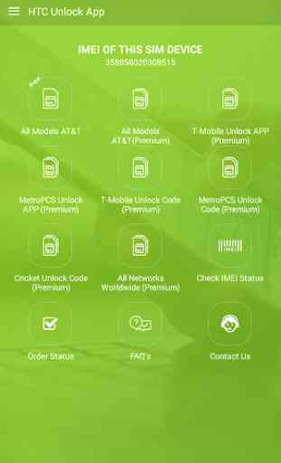 Free Unlock HTC Mobile SIM 1