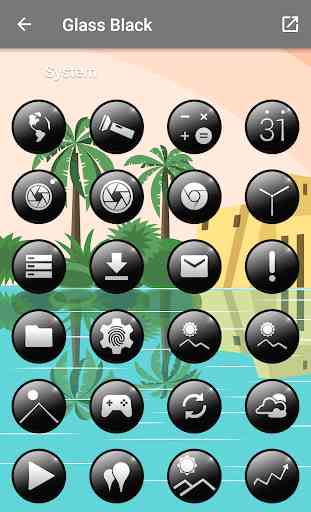 Glass Black - Icon Pack 1
