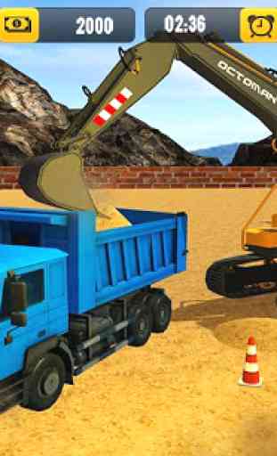 Grue lourde: Construction City Truck 3D 2