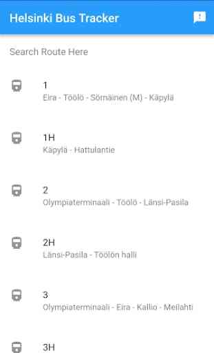 Helsinki Bus Tracker - HSL realtime, HSL live 3
